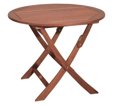 Garden Pleasure Garten Tisch Stockholm Ø 90cm Holz Eukalyptus Esstisch klappbar