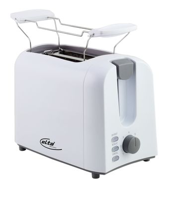 elta Cool Touch 2-Scheiben Toaster Brötchenaufsatz Toast Toastautomat auftauen