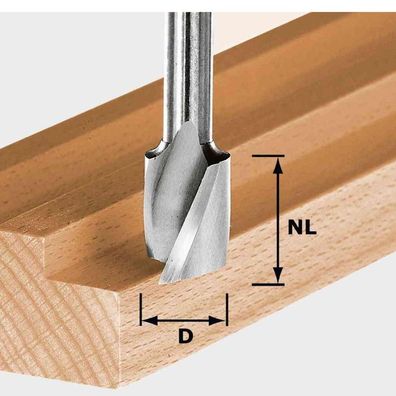 Festool Spiralnutfräser Nutfräser Oberfräse Fräse OF HS Spi S8 D20/25 490951