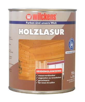 Wilckens 0,75l Holzlasur LF Farblos Holzschutz Möbel Holz Lasur innen außen