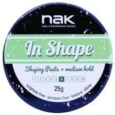 Nak In Shape Shaping Paste Mittlerer Halt 25g