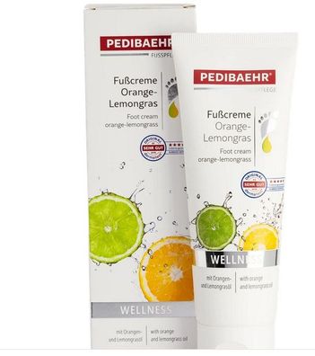 Pedibaehr - Fußcreme Orange-Lemongras, 125 ml