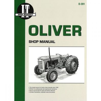 Oliver Super/Three-Digit 55/550/66/660 1954-1975 Traktor Reparaturanleitung I&T