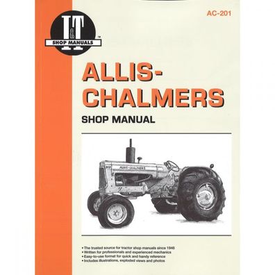 Allis-Chalmers D-10/12/14/15/17 160/170/175 57-80 Traktor Reparaturanleitung I&T