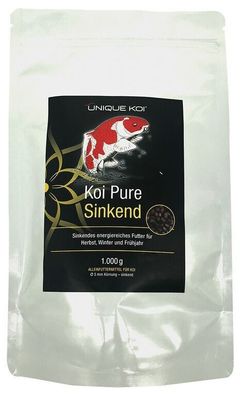 Unique Koi Pure Sinkend - Koifutter 3mm für Herbst, Winter & Frühling 7,5 KG