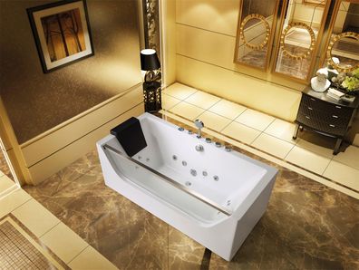 Badewanne Whirlpool Wanne Sprudel Massagedüsen Wellness Komfort