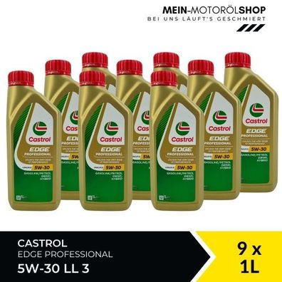 Castrol Edge Professional Longlife 3 5W-30 9x1 Liter