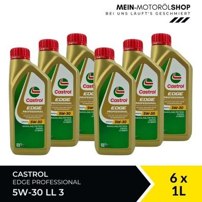 Castrol Edge Professional Longlife 3 5W-30 6x1 Liter