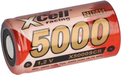 XCell SUB-C Akku Zelle 5000mAh 1,2V NIMH Hochleistungszelle