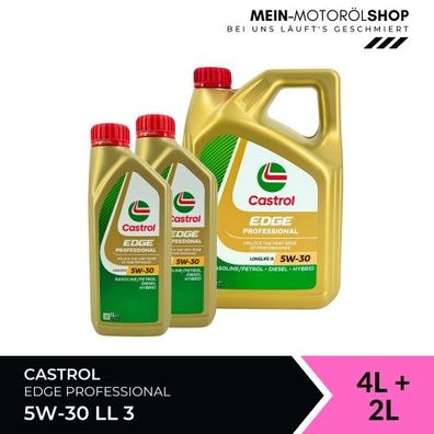 Castrol Edge Professional Longlife 3 5W-30 4 + 2 Liter