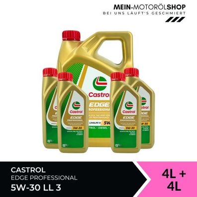 Castrol Edge Professional Longlife 3 5W-30 4 + 4 Liter