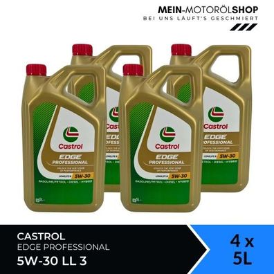 Castrol Edge Professional Longlife 3 5W-30 4x5 Liter