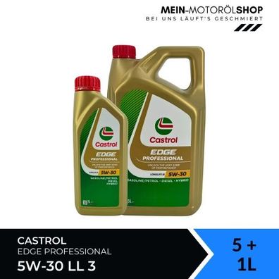 Castrol Edge Professional Longlife 3 5W-30 5 + 1 Liter