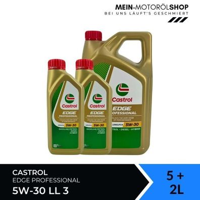 Castrol Edge Professional Longlife 3 5W-30 5 + 2 Liter