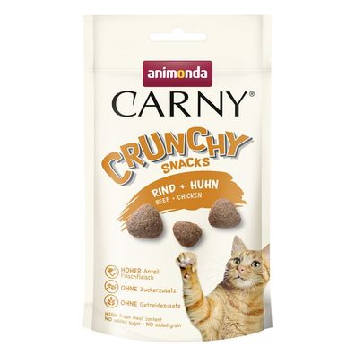 Animonda Snack Carny Crunchy Rind & Huhn 20 x 50g (39,90€/kg)