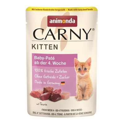 Animonda Carny PB Kitten Baby-Pate 24 x 85g (22,50€/kg)