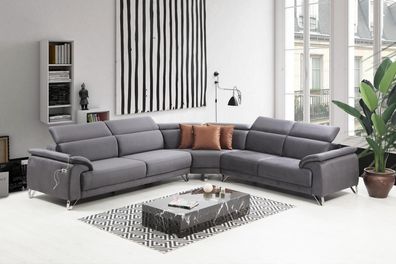 Sofa Couch Ecksofa L-Form Polstersofa Sitzmöbel Modern Luxus Möbel Wohnzimmer