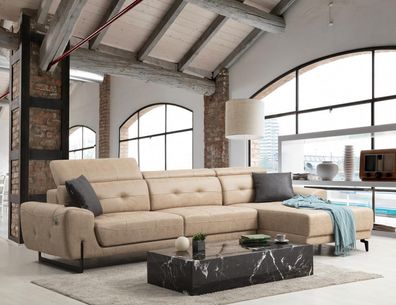 Luxus Wohnzimmer Sofa Couch L-Form Designer Möbel Modern Sitzmöbel Polstermöbel