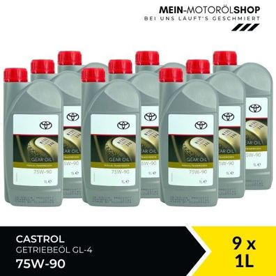 Toyota Gear Oil Manual Transmission 75W-90 9x1 Liter