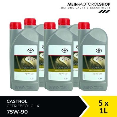 Toyota Gear Oil Manual Transmission 75W-90 5x1 Liter