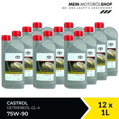 Toyota Gear Oil Manual Transmission 75W-90 12x1 Liter