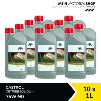 Toyota Gear Oil Manual Transmission 75W-90 10x1 Liter