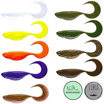 Libra Lures Predator Embrion Twist Tail 45 mm Fischaroma Forelle Barsch Zander Hecht