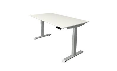 Kerkmann Schreibtisch Sitz-Stehtisch Move 4 silber 160x80x64-129cm elektr. höhenve