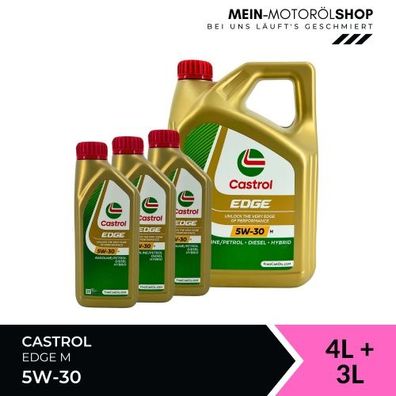 Castrol Edge 5W-30 M 4 + 3 Liter