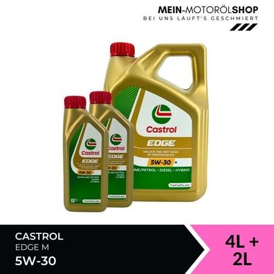 Castrol Edge 5W-30 M 4 + 2 Liter