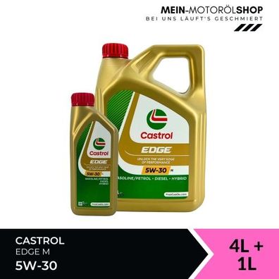 Castrol Edge 5W-30 M 4 + 1 Liter