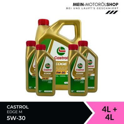 Castrol Edge 5W-30 M 4 + 4 Liter