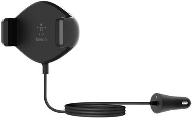 Belkin BOOST UP Drahtloses 10W QI Kfz-Ladegerät mit Lüftungshalterung schwarz