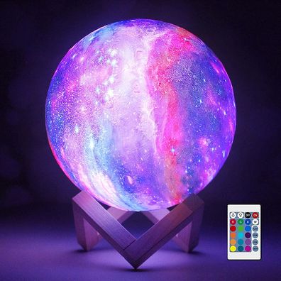 Galaxy Mond Nachtlicht - 16 LED - Kreatives Kinderzimmer Accessoire