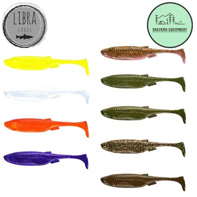 Libra Lures Kraken Shad 75mm Fischaroma Forellen Barsch Zander Hecht alle Farben