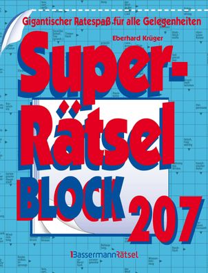 Superrätselblock 207 (5 Exemplare à 4,99 EUR), Eberhard Krüger