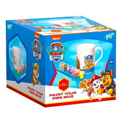 Paw Patrol Tasse, paint your own Mug Größe ca. 12,5 x 12,5