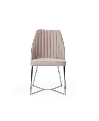 Beiger Esszimmerstuhl Designer Küchenstuhl Lehnstuhl Moderne Stühle