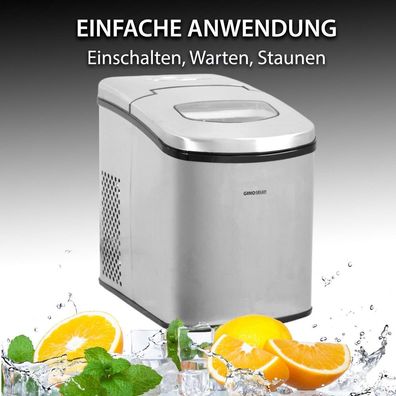 Eiswürfelmaschine / Eiswürfelbereiter Edelstahl Tremad A-Ware