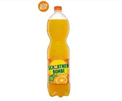 Limo Limonade Orange Schartner Bombe aus Österreich Vegan 1,5l 3 Varianten