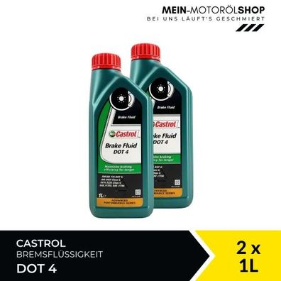 Castrol Brake Fluid DOT 4 2x1 Liter