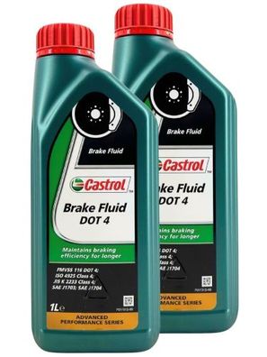 Castrol Brake Fluid DOT 4 2x1 Liter