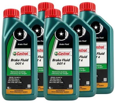 Castrol Brake Fluid DOT 4 6x1 Liter