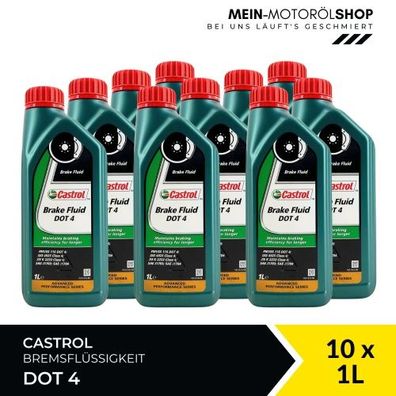 Castrol Brake Fluid DOT 4 10x1 Liter