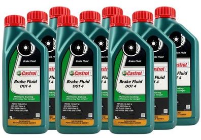 Castrol Brake Fluid DOT 4 9x1 Liter