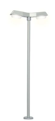 Viessmann 6097 H0 Straßenleuchte modern, doppelt, 2 LEDs weiß