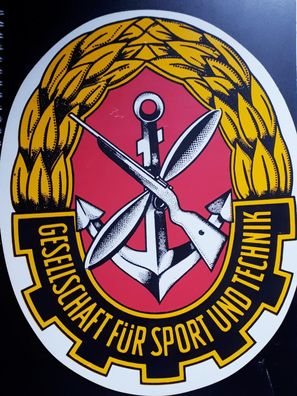 DDR GST Emblem verschiedene Größen