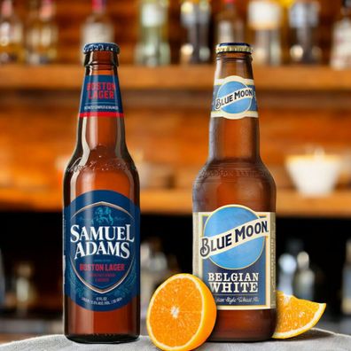 Samuel Adams & Blue Moon Mixpaket- Craft Beer Genuss USA 24 x 0,33l