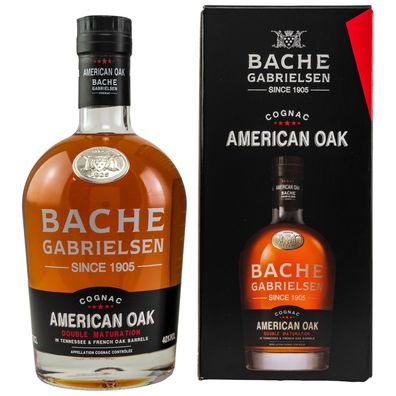 Bache-Gabrielsen American Oak VSOP Cognac 0,7 ltr. 40% Vol. in Geschenkhülle