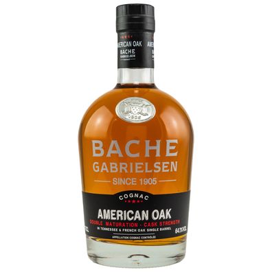 Bache-Gabrielsen American Oak Single Cask Cognac 0,7 ltr. 64,1% Vol